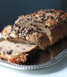 Coconut Chocolate Chip Banana Bread