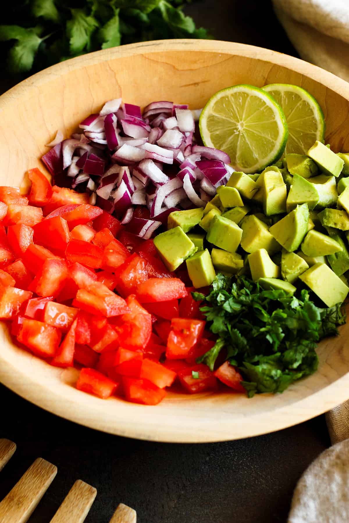 tomato avocado salad