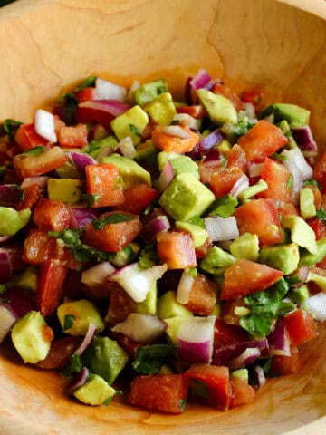 tomato avocado salad