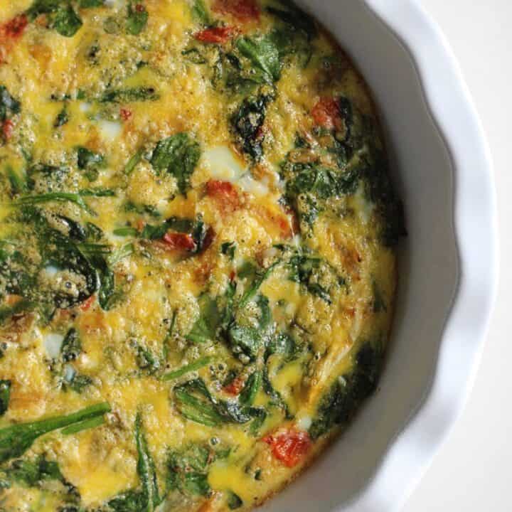 dairy-free vegetable egg bake