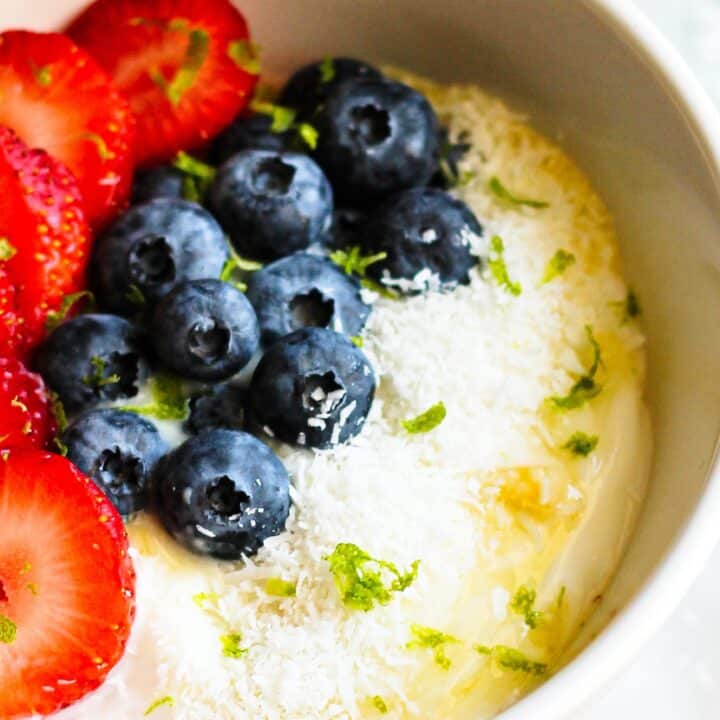 vegan yogurt bowl