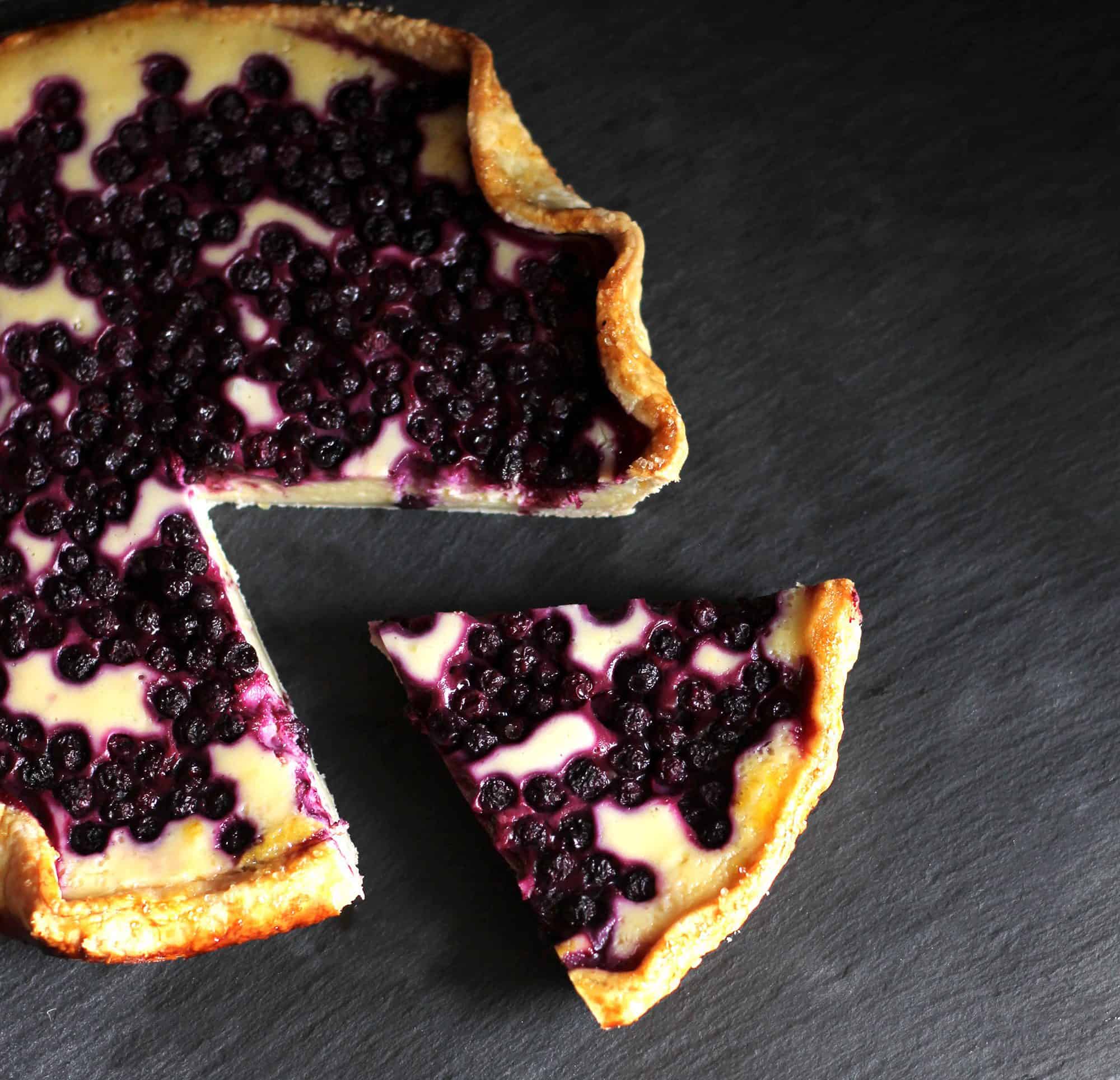 Blueberry Lemon Cheesecake Tarts Recipe