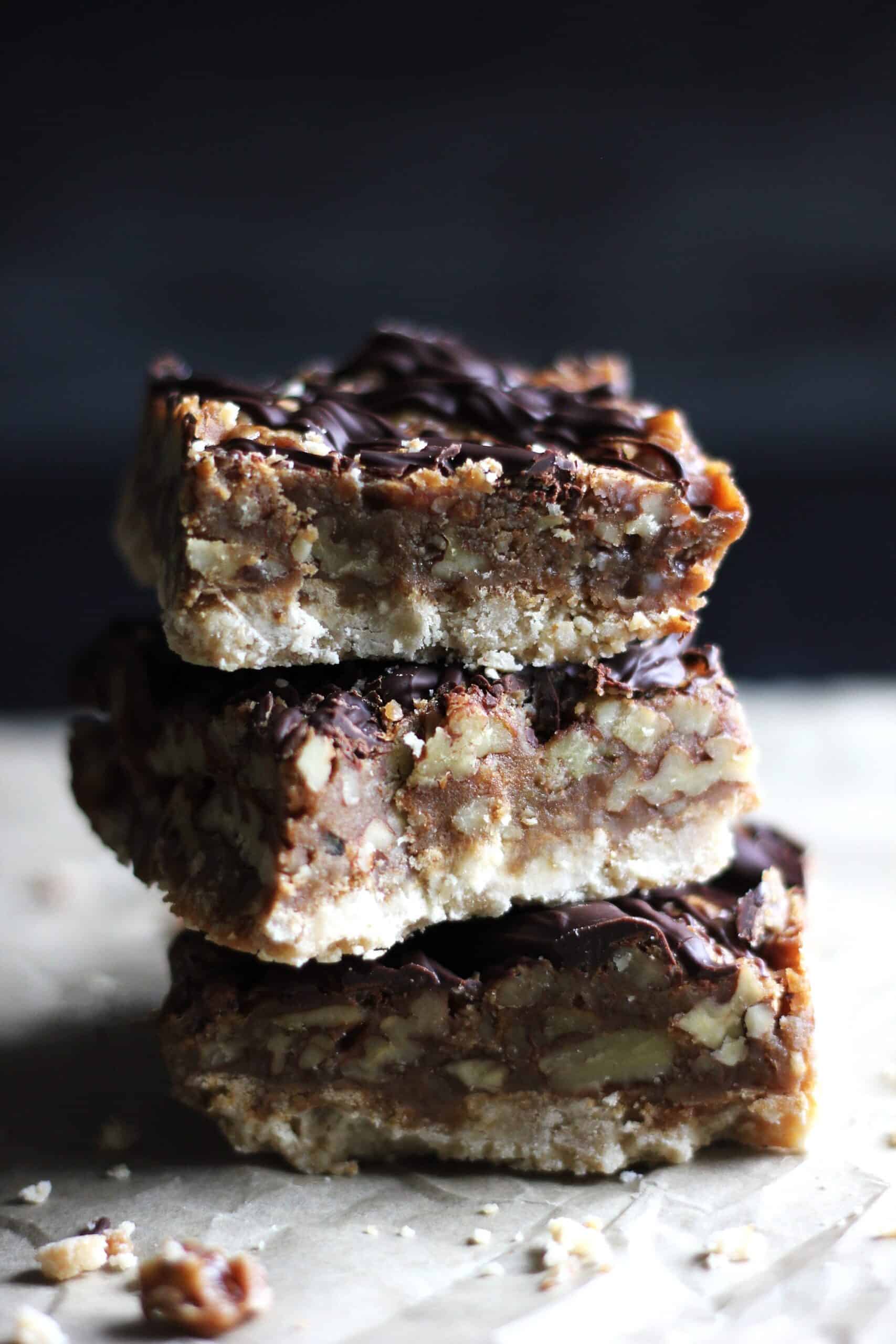 dairy free pecan pie bars