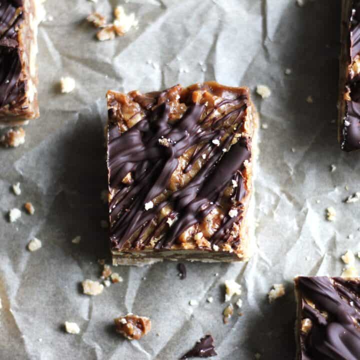 Vegan Pecan Pie Bars