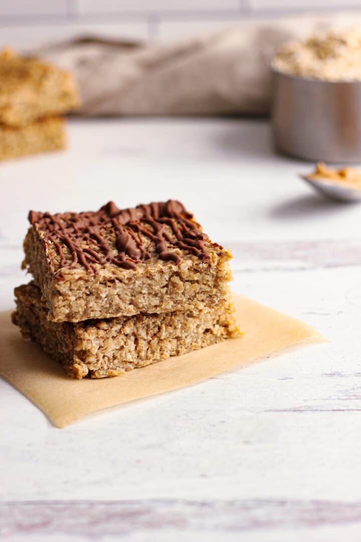 Easy Banana Oat Bars (gluten, dairy, and nut free) Milk Free Mom