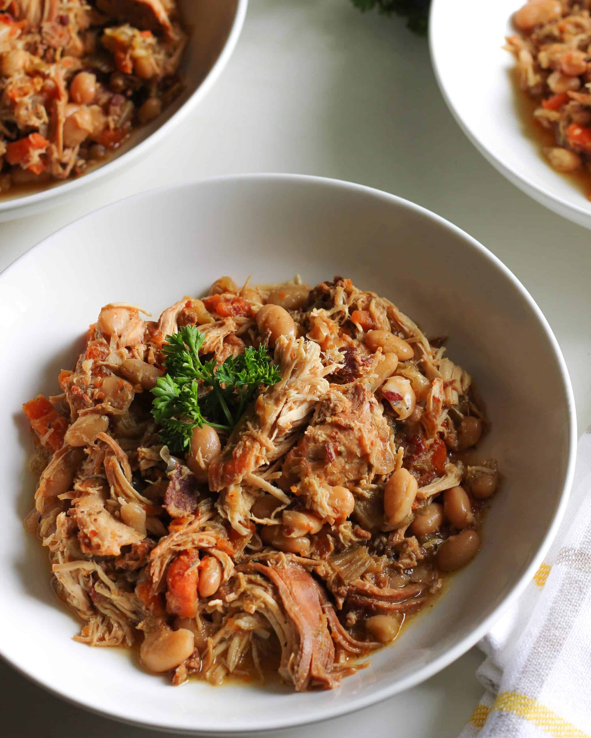 DairyFree Slow Cooker Chicken with Bacon & White Beans Milk Free Mom