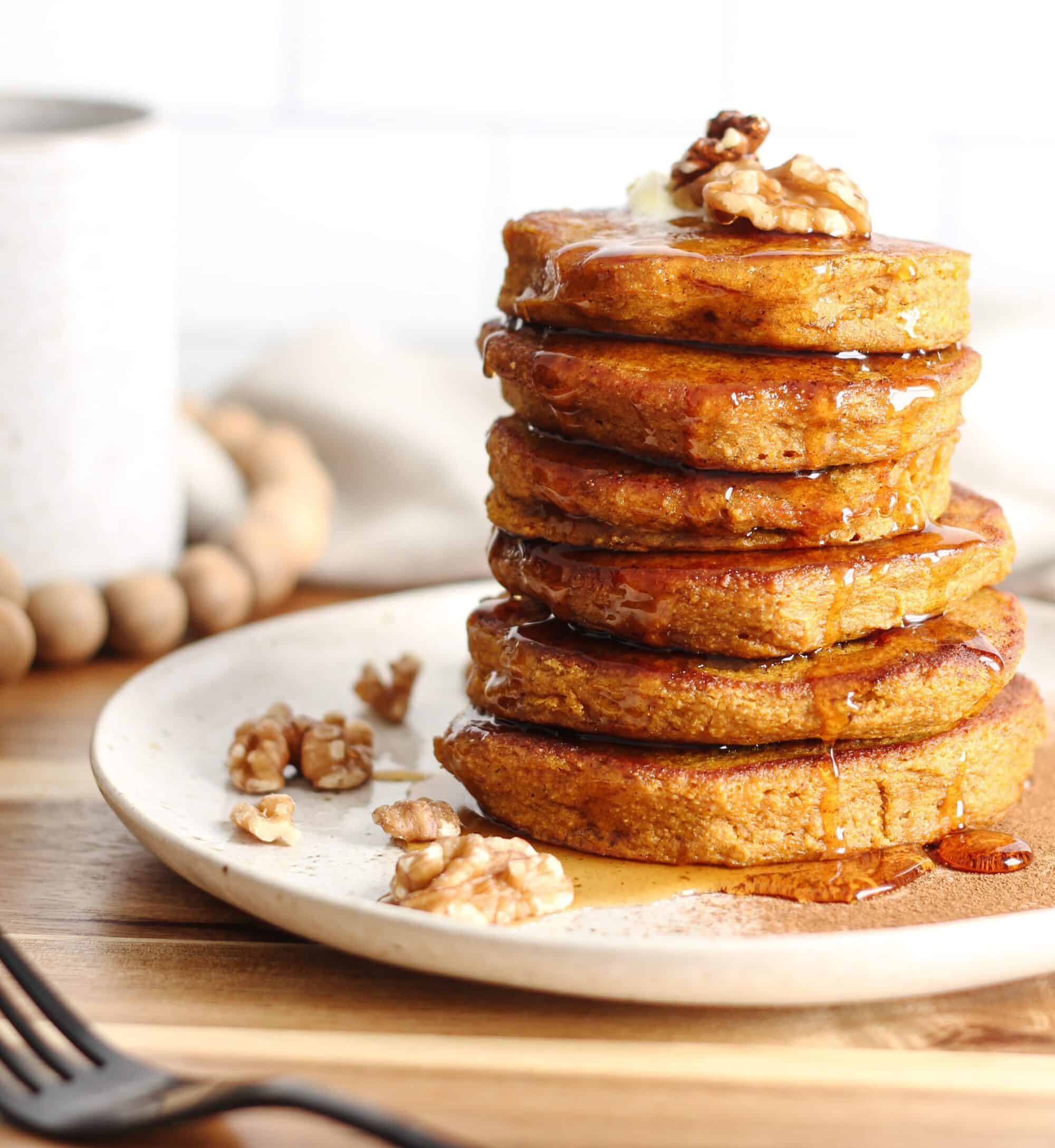 dairy free gluten free pumpkin pancakes