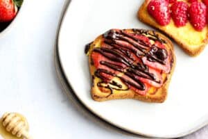 vegan gluten free custard toast