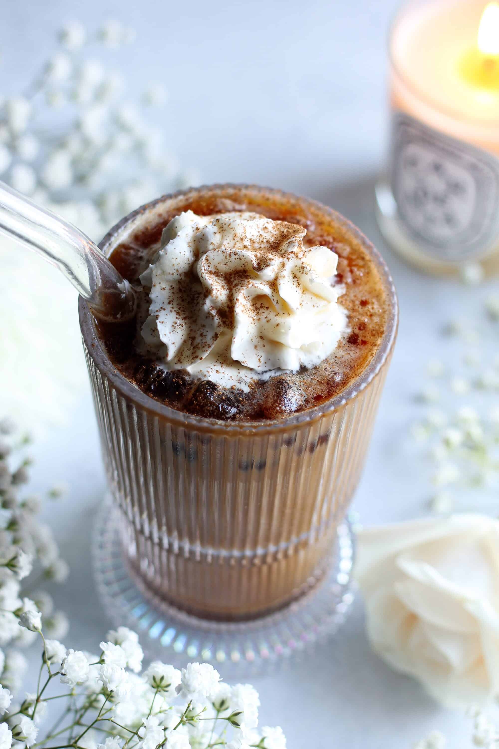 Iced Coffee In A Brown To Go Cup by Stocksy Contributor Simone