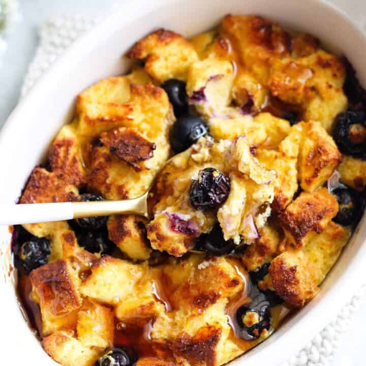 vegan single serve french toast bake