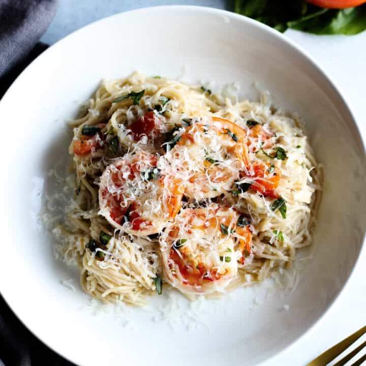 tomato basil shrimp