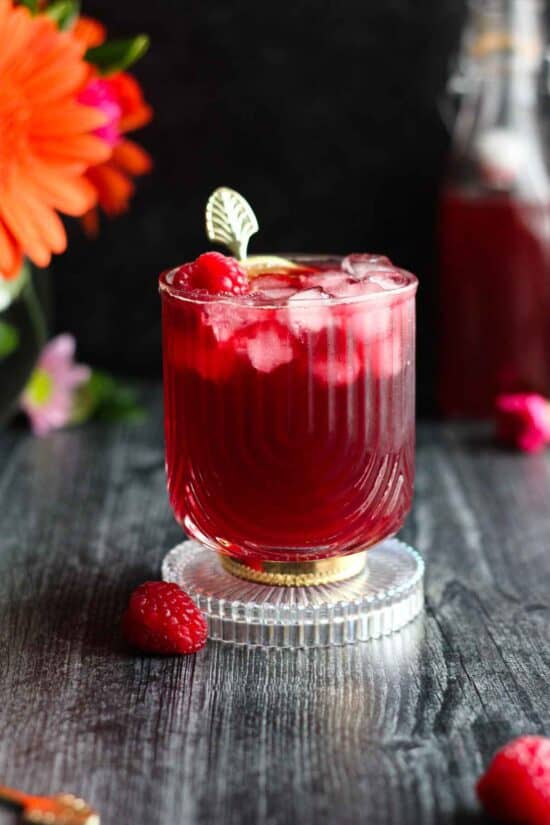 Hibiscus Raspberry Tea Raspberry Hibiscus Mocktail - Milk Free Mom