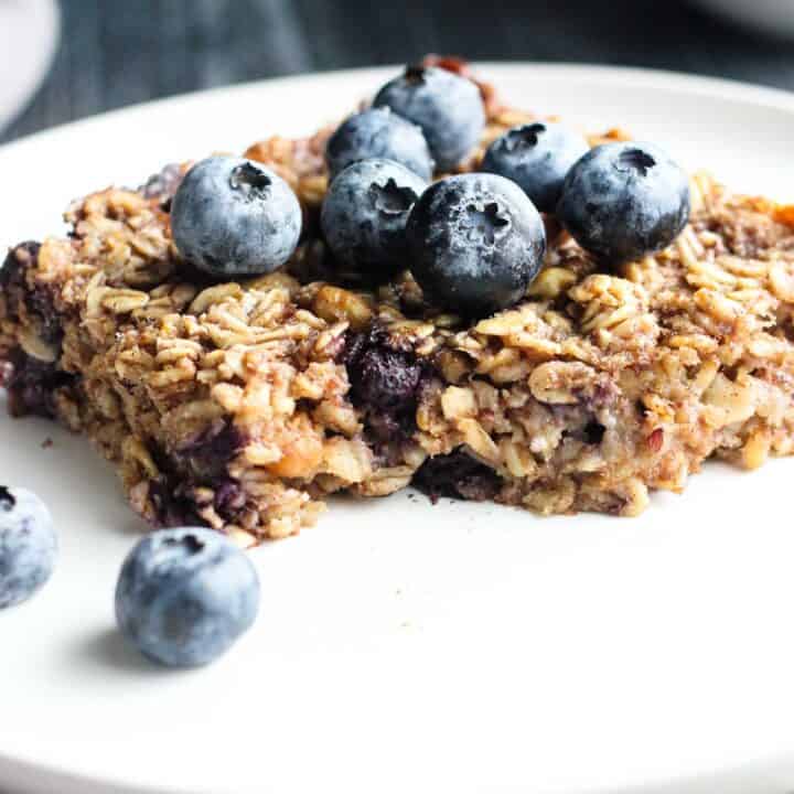 blueberry walnut baked oatmeal