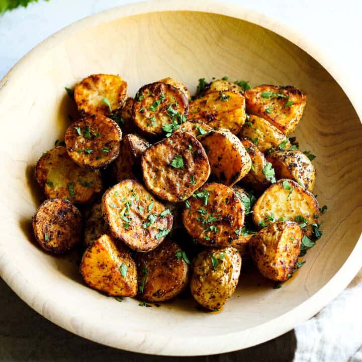 air fryer roasted potatoes