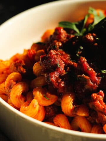 homemade meat sauce for pasta