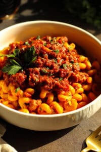 homemade meat sauce for pasta
