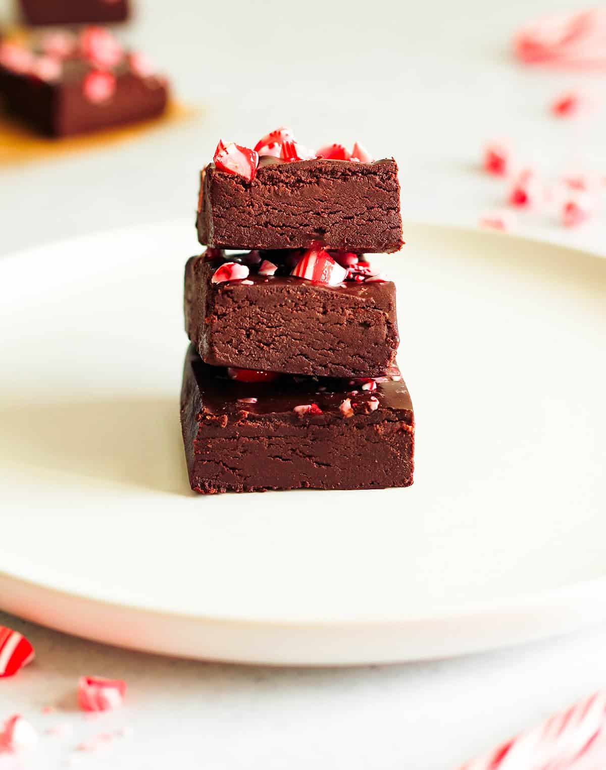 dairy free peppermint fudge